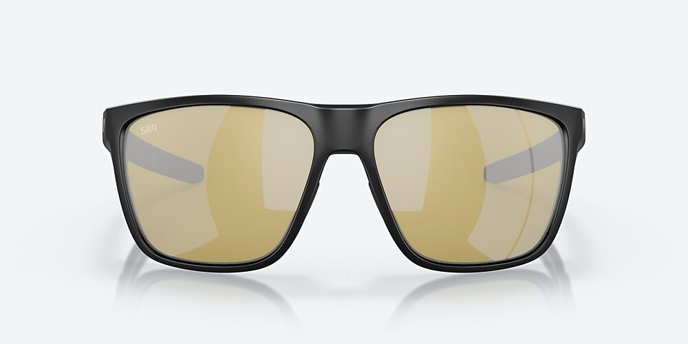 Costa Del Mar Ferg XL - Matte Black - Sunrise Silver Mirror Polarized Glass (580G)