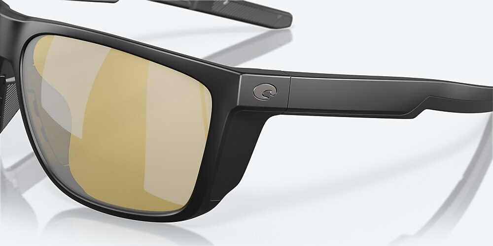Costa Del Mar Ferg XL - Matte Black - Sunrise Silver Mirror Polarized Glass (580G)