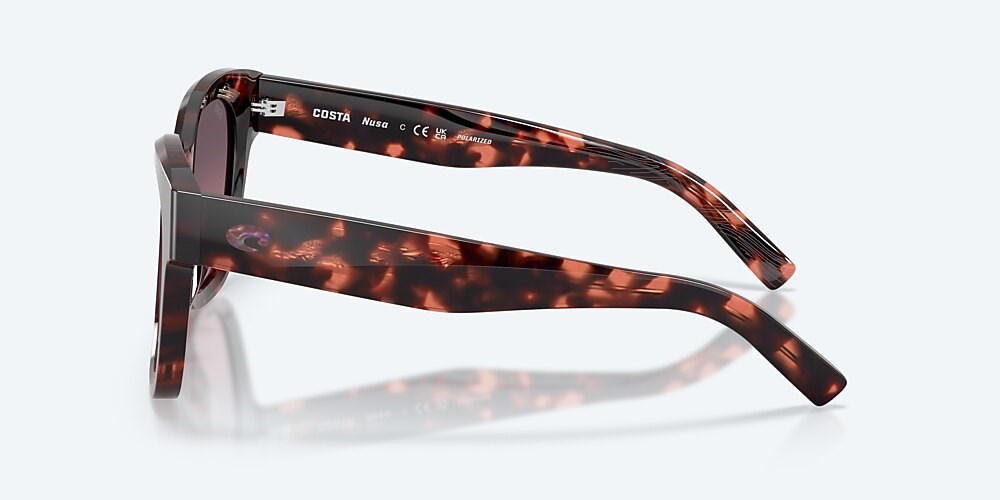 Costa Del Mar Nusa - Sunset Tortoise - Rose Gradient Polarized Glass (580G)