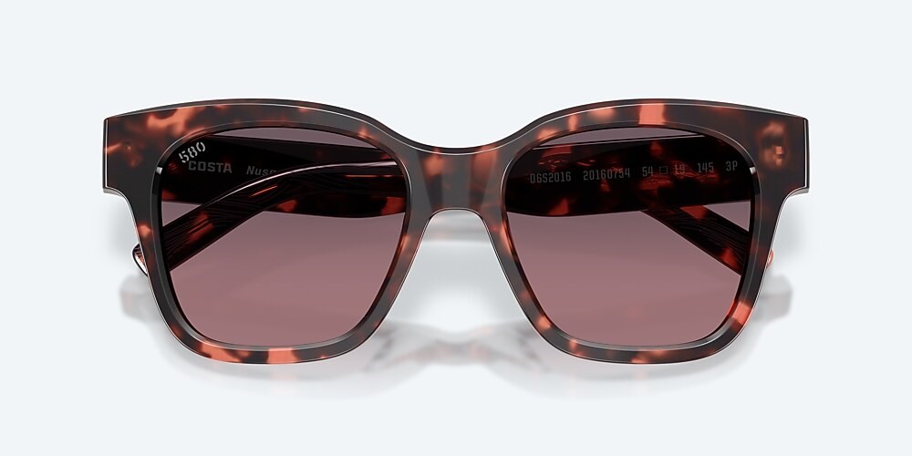 Costa Del Mar Nusa - Sunset Tortoise - Rose Gradient Polarized Glass (580G)