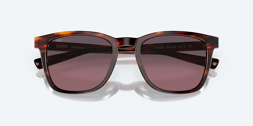 Costa Del Mar Sullivan - Matte Tortoise - Rose Gradient Polarized Glass (580G)