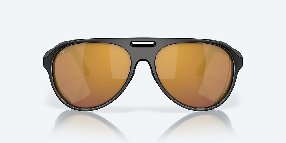 Costa Del Mar Grand Catalina - Matte Black - Gold Mirror Polarized Glass (580G)