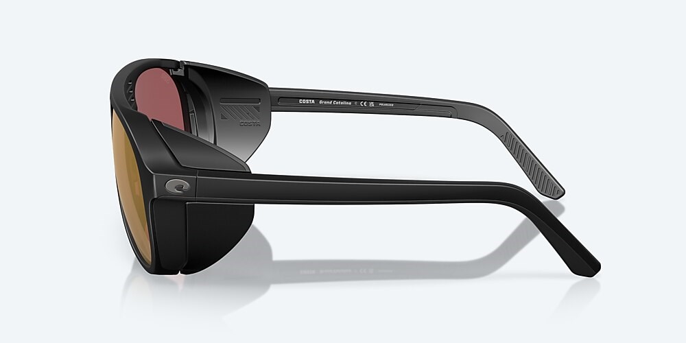 Costa Del Mar Grand Catalina - Matte Black - Gold Mirror Polarized Glass (580G)