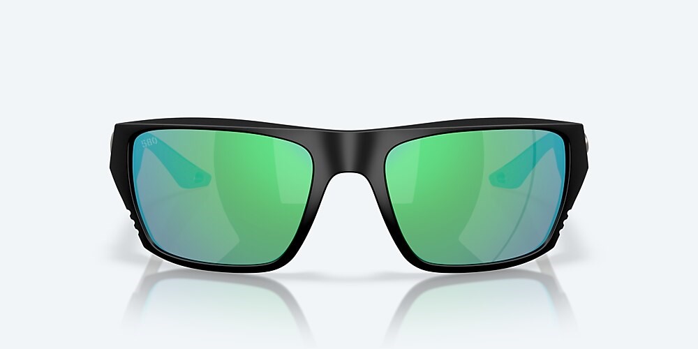 Costa Del Mar Finlet - Matte Black - Green Mirror Polarized Glass (580G)