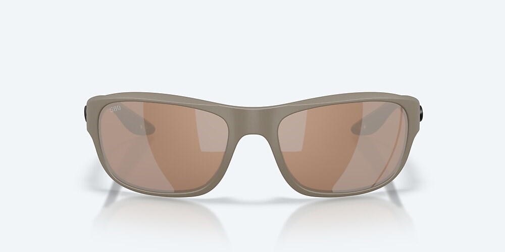 Costa Del Mar Clipperton - Matte Sand - Copper Silver Mirror Polarized Glass (580G)