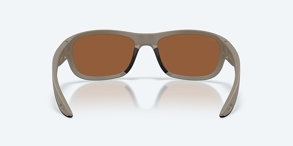 Costa Del Mar Clipperton - Matte Sand - Copper Silver Mirror Polarized Glass (580G)