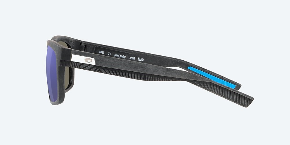 Costa Del Mar Baffin - Net Gray With Blue Rubber - Blue Mirror Polarized Glass (580G)