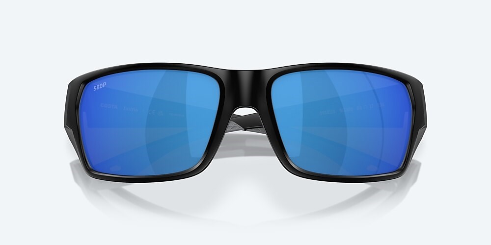 Costa Del Mar Tailfin - Matte Black - Blue Mirror Polarized Polycarbonate (580P)