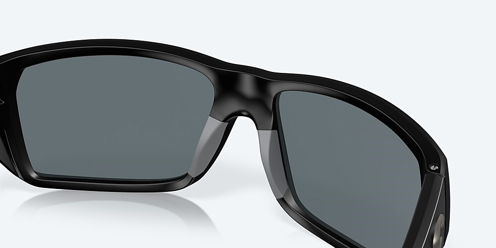 Costa Del Mar Tailfin - Matte Black - Blue Mirror Polarized Polycarbonate (580P)