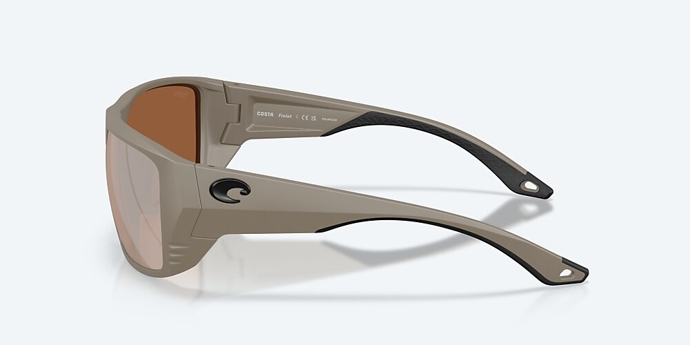 Costa Del Mar Finlet - Matte Sand - Copper Silver Mirror Polarized Glass (580G)