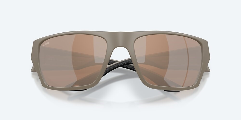 Costa Del Mar Finlet - Matte Sand - Copper Silver Mirror Polarized Glass (580G)