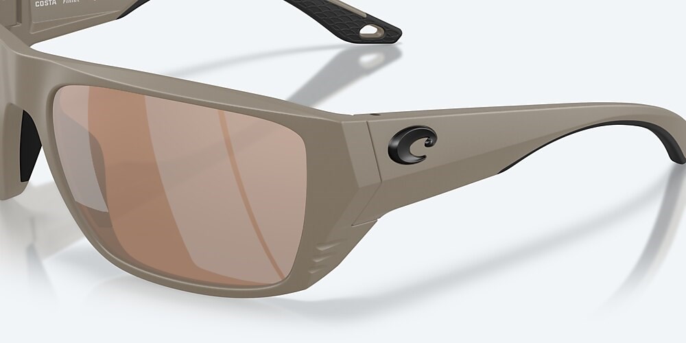 Costa Del Mar Finlet - Matte Sand - Copper Silver Mirror Polarized Glass (580G)