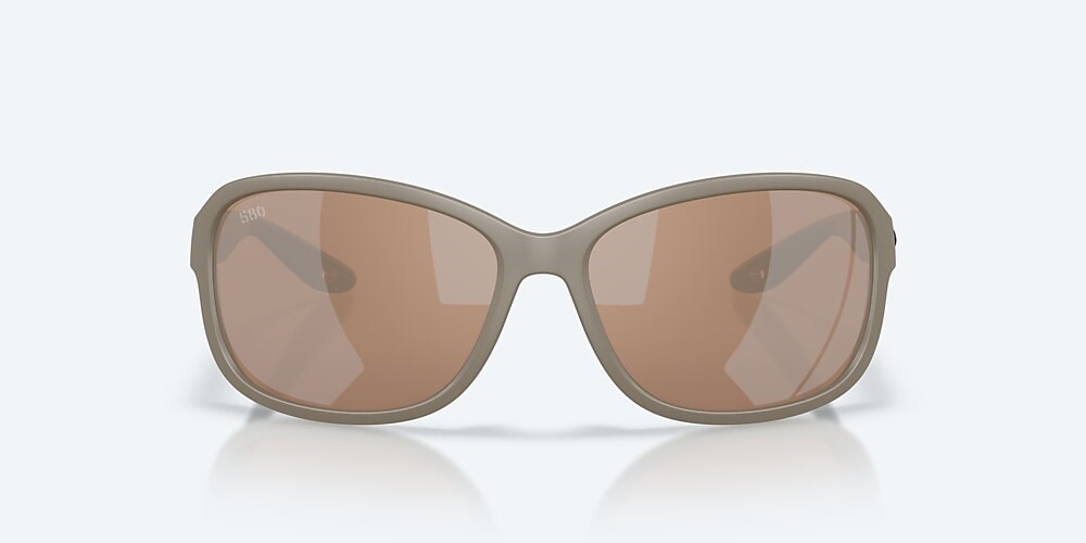 Costa Del Mar Seadrift - Matte Sand - Copper Silver Mirror Polarized Glass (580G)