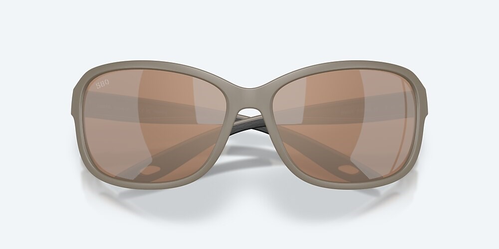 Costa Del Mar Seadrift - Matte Sand - Copper Silver Mirror Polarized Glass (580G)