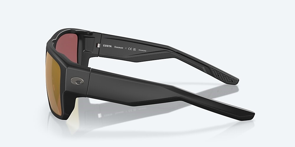 Costa Del Mar Taxman - Matte Black - Gold Mirror Polarized Glass (580G)
