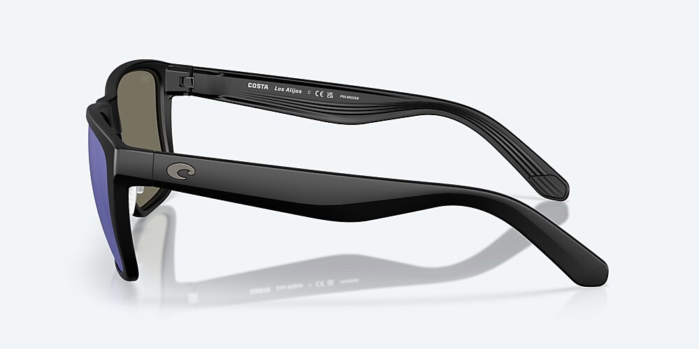 Costa Del Mar Los Alijos - Matte Black - Blue Mirror Polarized Glass (580G)