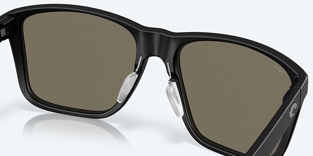 Costa Del Mar Los Alijos - Matte Black - Blue Mirror Polarized Glass (580G)