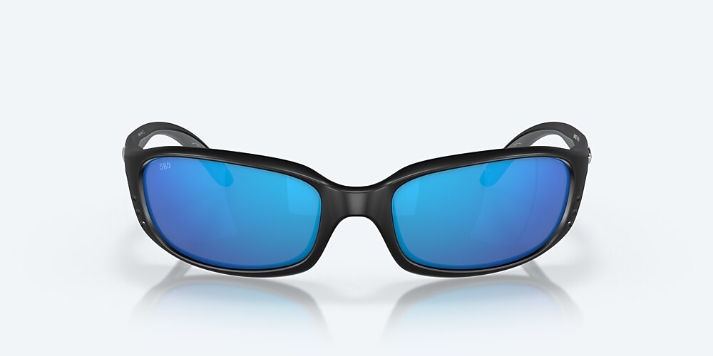 Costa Del Mar Brine - Matte Black - Blue Mirror Polarized Glass (580G)