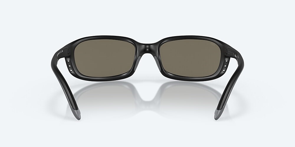 Costa Del Mar Brine - Matte Black - Blue Mirror Polarized Glass (580G)