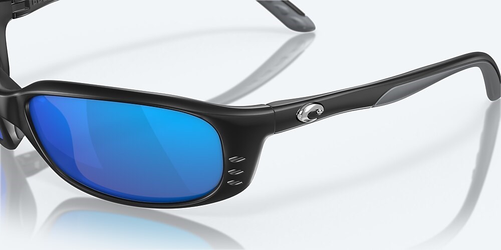 Costa Del Mar Brine - Matte Black - Blue Mirror Polarized Glass (580G)