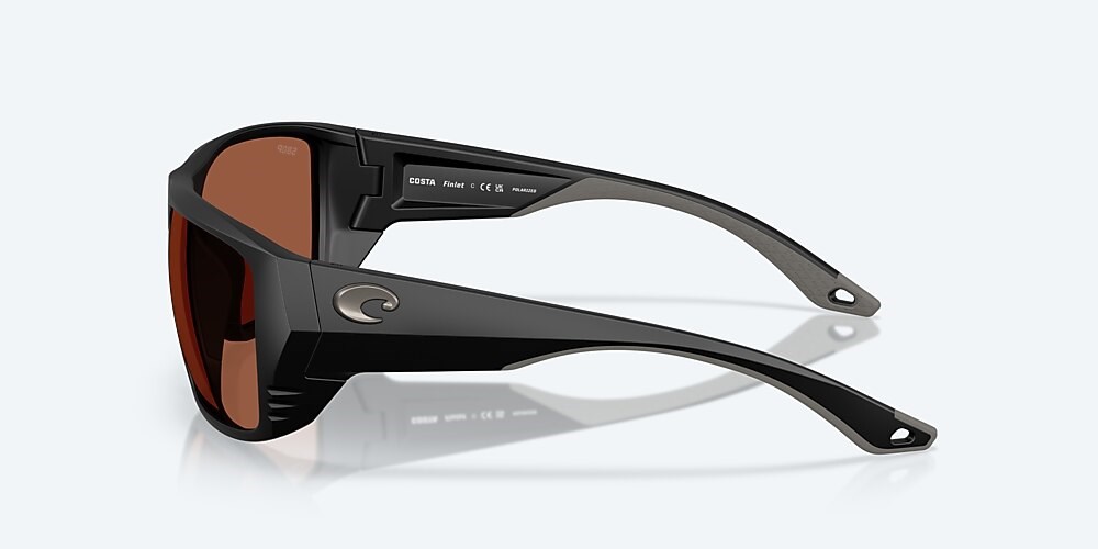 Costa Del Mar Finlet - Matte Black - Copper Polarized Polycarbonate (580P)