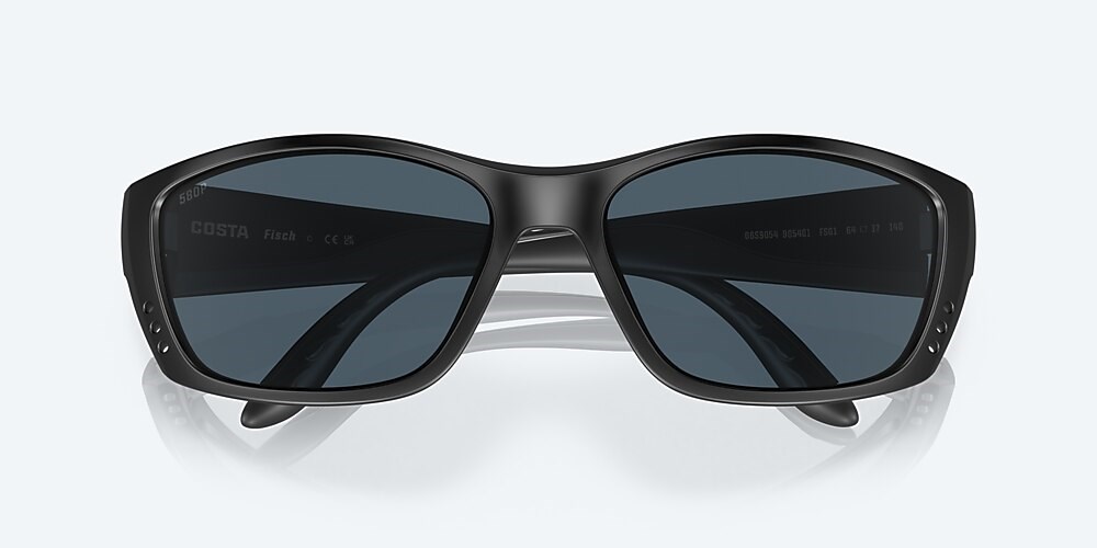 Costa Del Mar Fisch - Blackout - Gray Polarized Polycarbonate (580P)