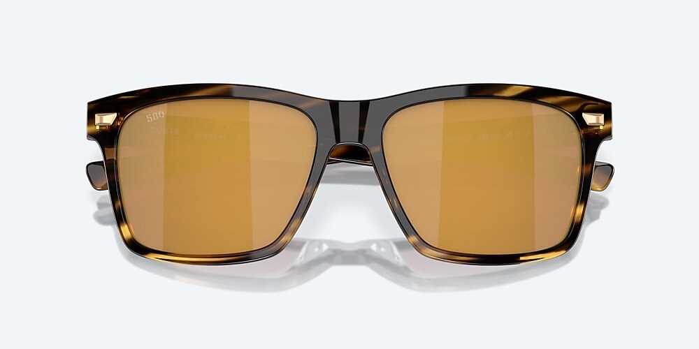 Costa Del Mar Aransas - Tortoise - Gold Mirror Polarized Glass (580G)