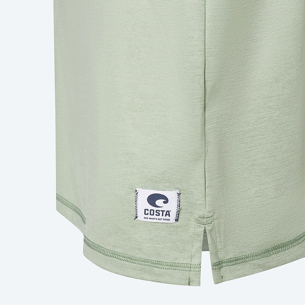 Costa Del Mar SS Voyager Performance Shirt - Heather Sage