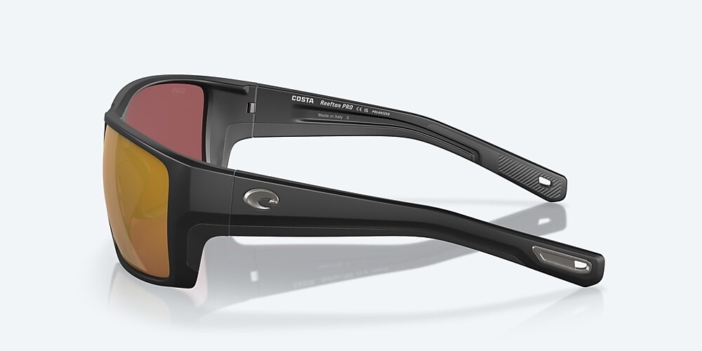 Costa Del Mar Reefton PRO - Matte Black - Gold Mirror Polarized Glass (580G)