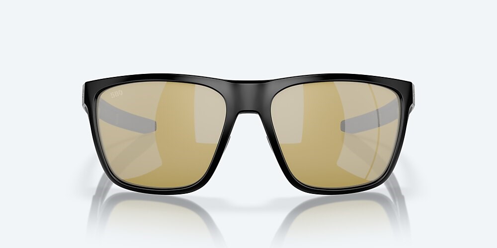 Costa Del Mar Ferg - Matte Black - Sunrise Silver Mirror Polarized Glass (580G)