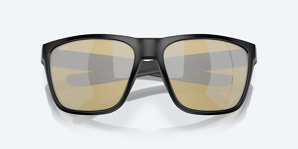 Costa Del Mar Ferg - Matte Black - Sunrise Silver Mirror Polarized Glass (580G)