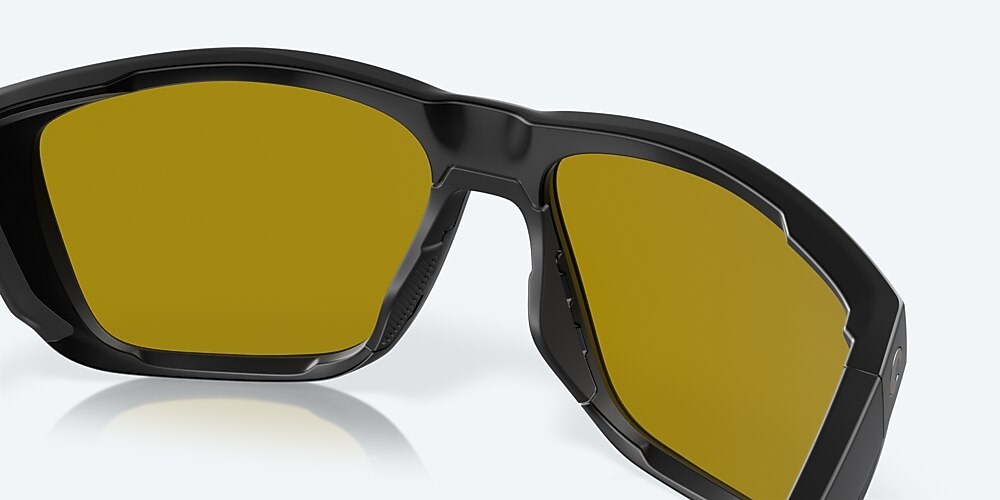 Costa Del Mar Ferg - Matte Black - Sunrise Silver Mirror Polarized Glass (580G)