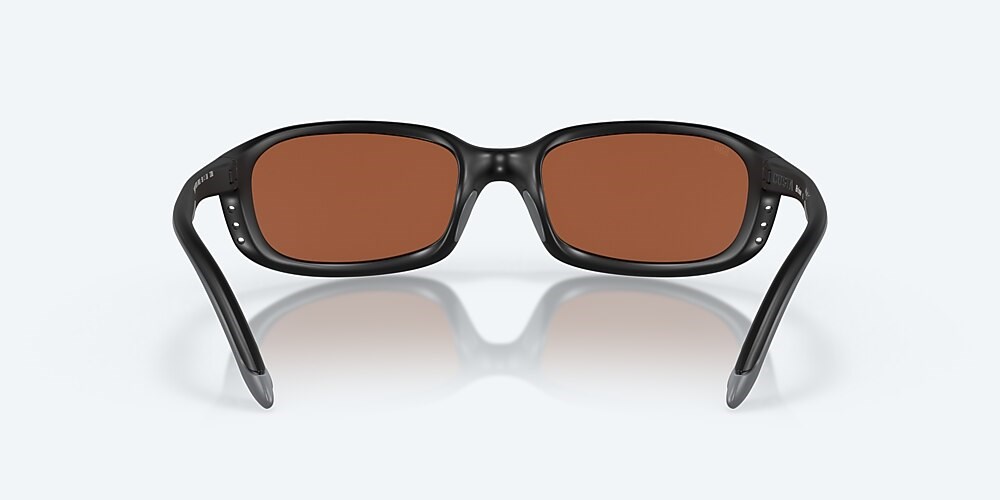 Costa Del Mar Brine - Matte Black - Green Mirror Polarized Glass (580G)