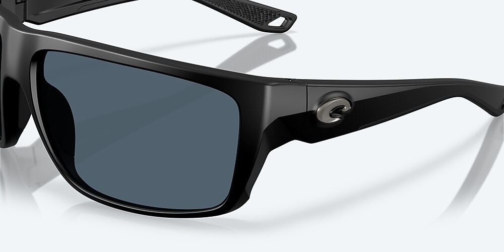 Costa Del Mar Fly Line - Matte Black - Gray Polarized Polycarbonate (580P)