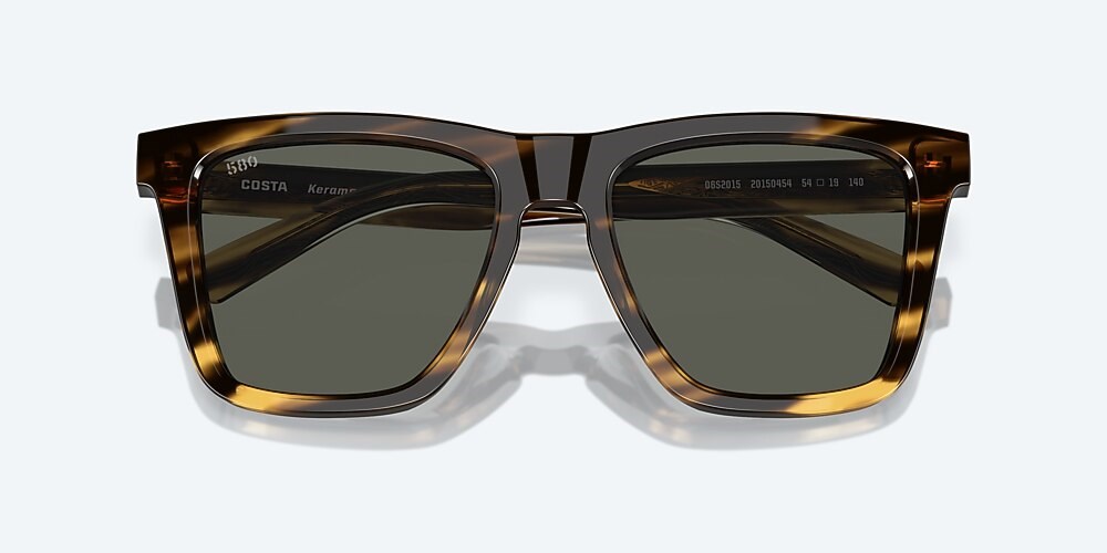 Costa Del Mar Keramas - Tortoise - Gray Polarized Glass (580G)