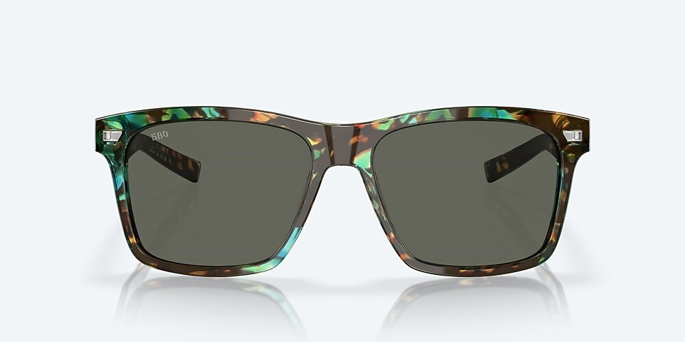 Costa Del Mar Aransas - Shiny Ocean Tortoise - Gray Polarized Glass (580G)