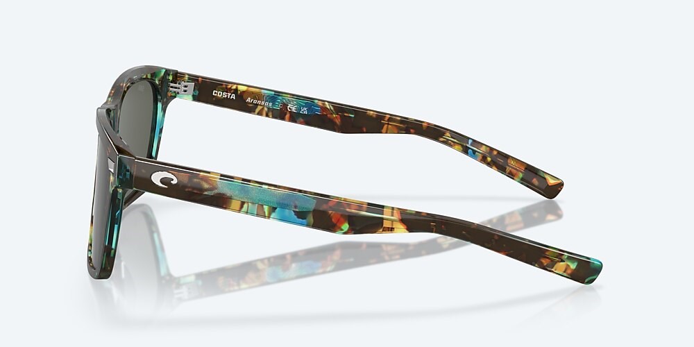 Costa Del Mar Aransas - Shiny Ocean Tortoise - Gray Polarized Glass (580G)