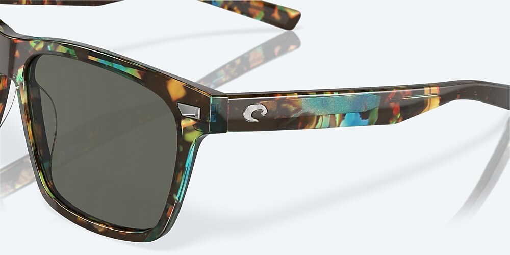 Costa Del Mar Aransas - Shiny Ocean Tortoise - Gray Polarized Glass (580G)