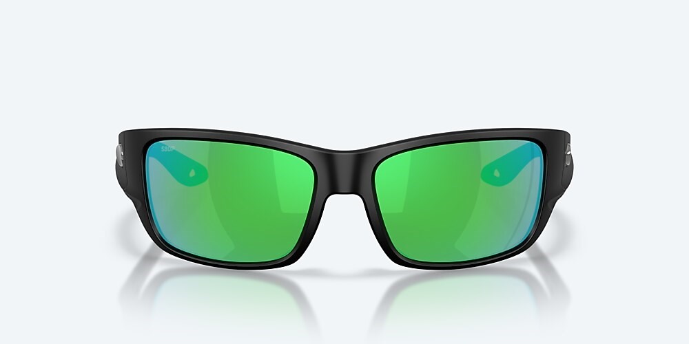 Costa Del Mar Schoolie - Matte Black - Green Mirror Polarized Polycarbonate (580P)