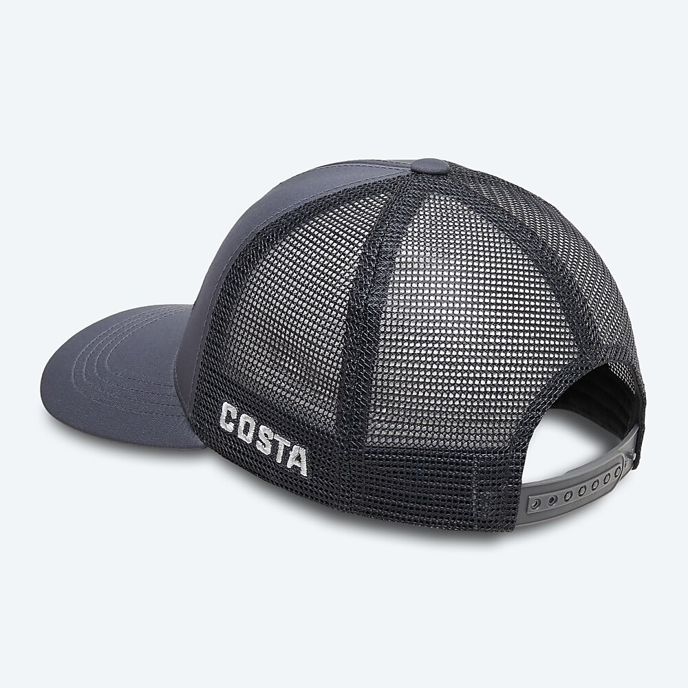 Costa Del Mar Tuna Stitched Trucker - Gray