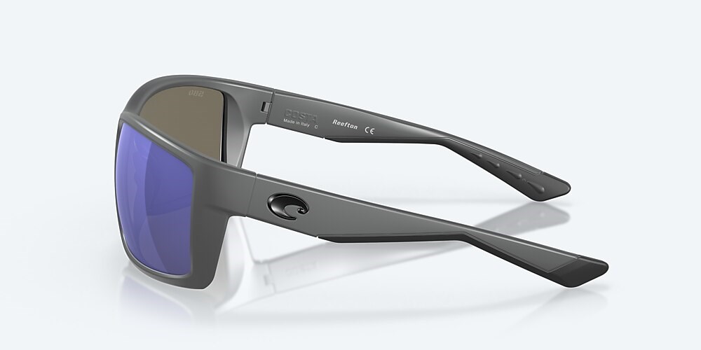Costa Del Mar Reefton - Matte Gray - Blue Mirror Polarized Glass (580G)