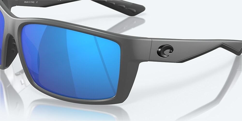 Costa Del Mar Reefton - Matte Gray - Blue Mirror Polarized Glass (580G)