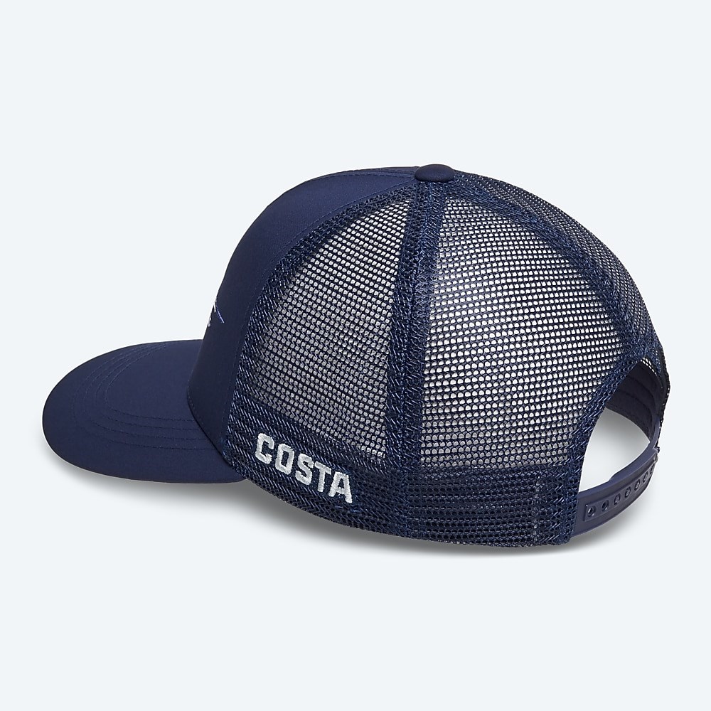 Costa Del Mar Marlin Stitched Trucker - Ice Blue