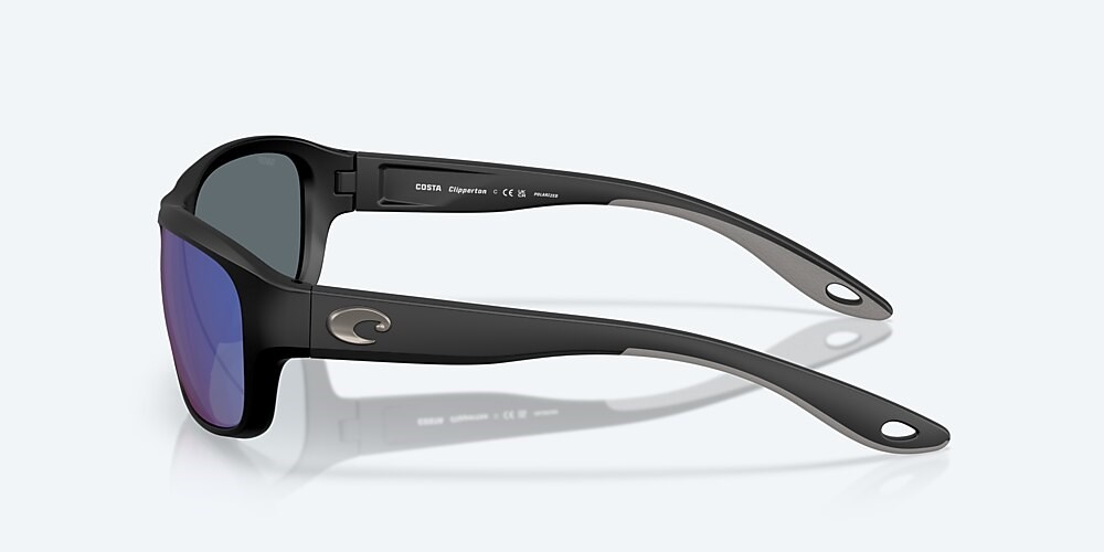 Costa Del Mar Clipperton - Matte Black - Blue Mirror Polarized Polycarbonate (580P)