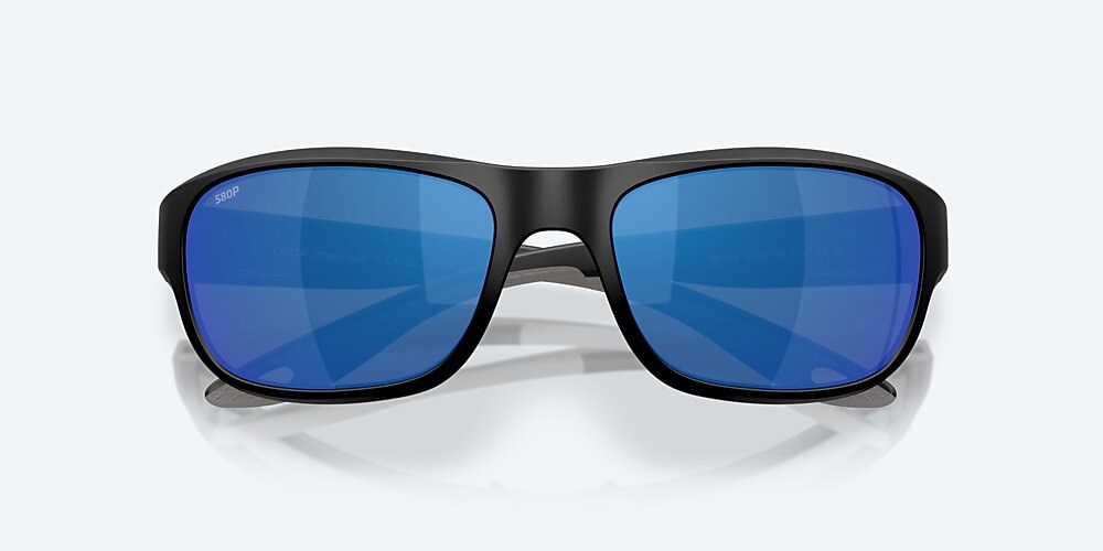 Costa Del Mar Clipperton - Matte Black - Blue Mirror Polarized Polycarbonate (580P)
