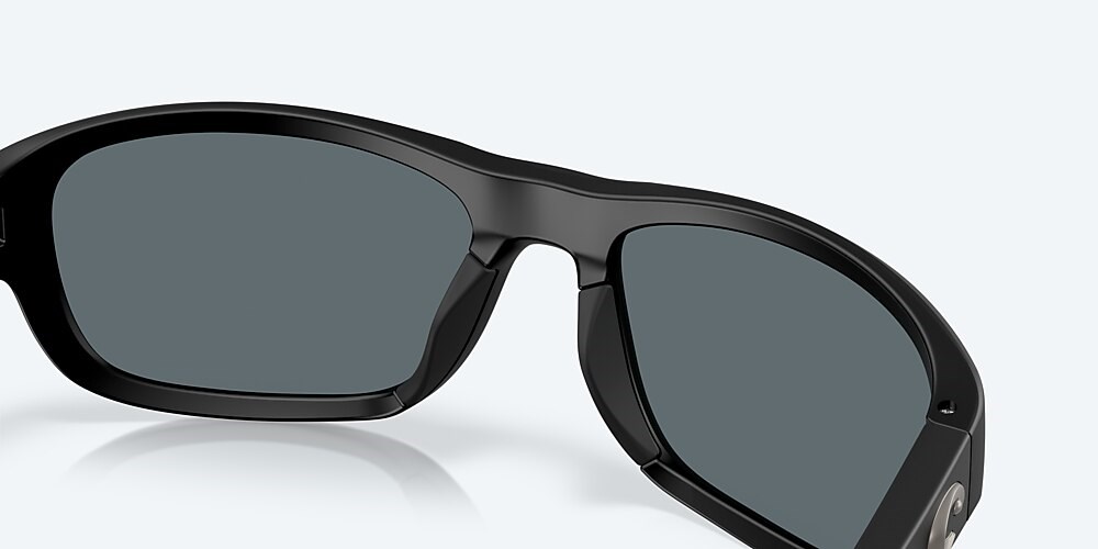 Costa Del Mar Clipperton - Matte Black - Blue Mirror Polarized Polycarbonate (580P)