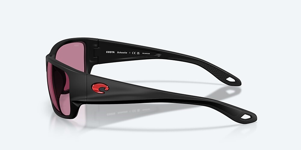 Costa Del Mar Schoolie - Matte Black - Rose Polarized Polycarbonate (580P)