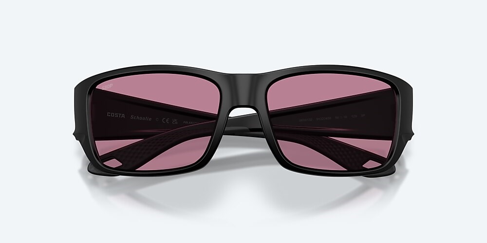 Costa Del Mar Schoolie - Matte Black - Rose Polarized Polycarbonate (580P)