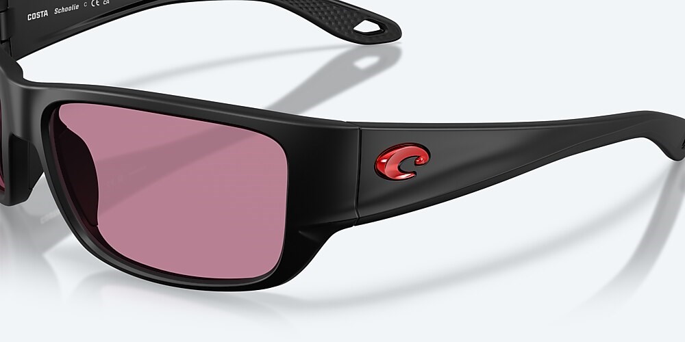 Costa Del Mar Schoolie - Matte Black - Rose Polarized Polycarbonate (580P)