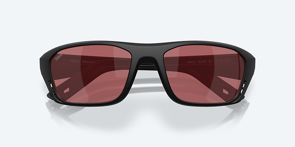 Costa Del Mar Whitetip PRO - Matte Black - Rose Polarized Glass (580G)